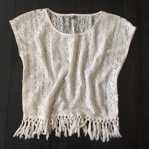 Super Cute Boho Lace Crochet Top